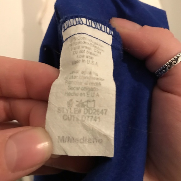 Garage blue and white summer dress - Picture 2 of 2